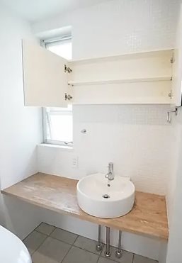 調布市国領町6丁目楽器可（ピアノ・グランドピアノ・管楽器）マンション 洗面所