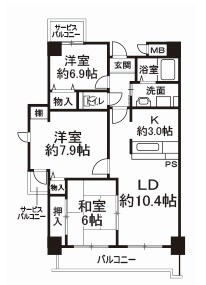 ハイシュタイン堀江 間取り