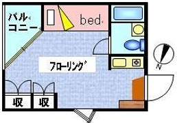 杉並区天沼３丁目楽器可（ピアノ・弦管打楽器）マンション 間取り