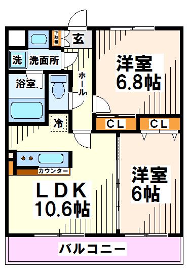 ウィステリア浅間 間取り