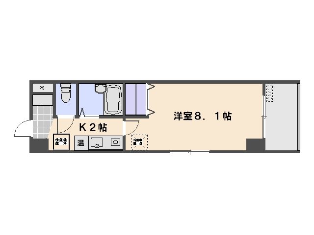 シャローム五日市 間取り図