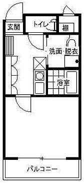 世田谷区三軒茶屋１丁目楽器可(ピアノ・弦楽器)マンション 間取り
