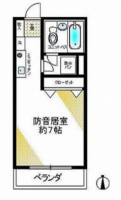 豊島区目白4丁目楽器可（防音・24時間演奏・グランドピアノ・弦楽器・声楽）マンション 間取り