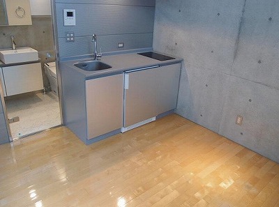 中野区中央4丁目楽器可(防音・グランドピアノ・弦・管楽器・声楽)マンション キッチン