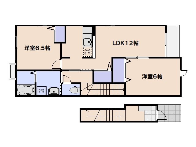 プラシード五番館 間取り
