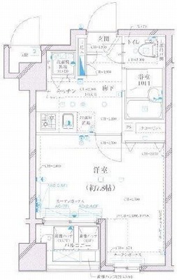 千代田区三番町楽器可（弦楽器）マンション 間取り