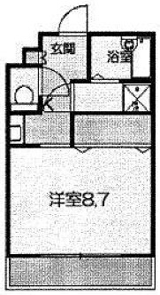 練馬区桜台１丁目楽器可（ピアノ）女性限定マンション 間取り