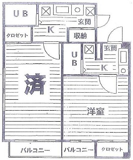 目黒区目黒本町5丁目楽器可（アップライトピアノ）マンション 間取り