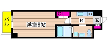大阪府大阪市西区土佐堀３丁目 間取り