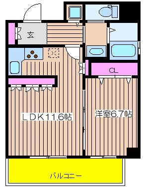 リーガル京町堀 間取り