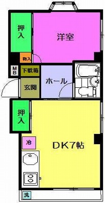 練馬区栄町楽器可（グランドピアノ・弦管楽器）マンション 間取り