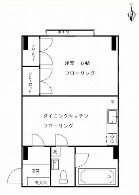 中野区江原町3丁目楽器可(ピアノ・弦楽器)マンション 間取り