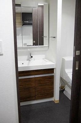 中野区弥生町2丁目楽器可(ピアノ・弦楽器)マンション 洗面所