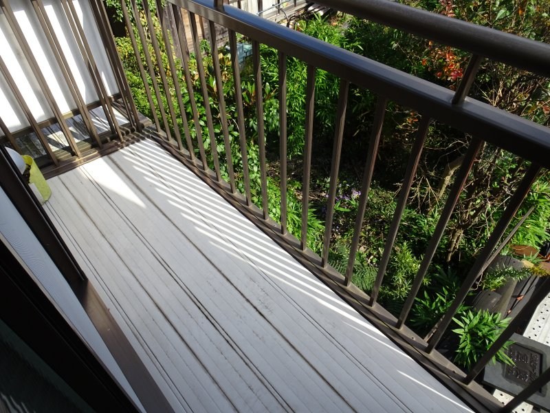 ハイツU ベランダ