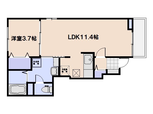メゾン・エスペランサ 102号室 間取り