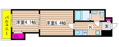 大阪府大阪市西区江戸堀１丁目 間取り