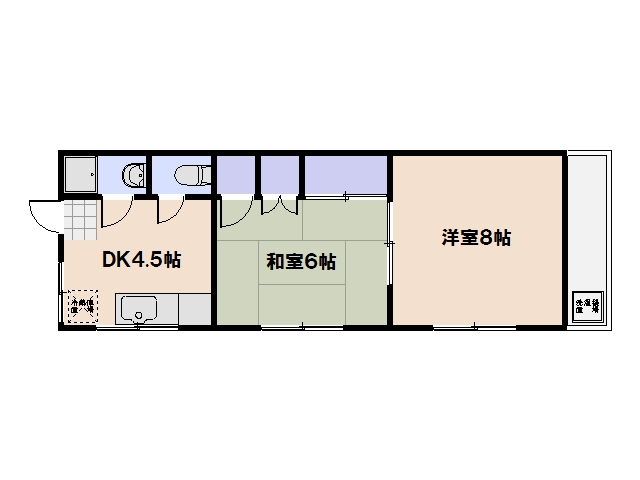 五日市コーポラス 間取り図