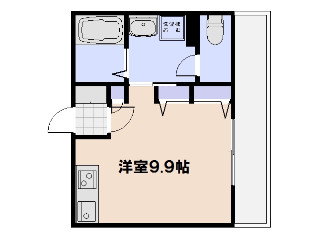 Dolce Centro 701号室 間取り