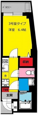 大田区鵜の木1丁目楽器可(防音・ピアノ・弦・管楽器・声楽)マンション 間取り