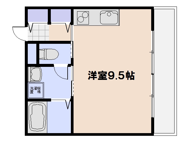 Dolce Centro 603号室 間取り