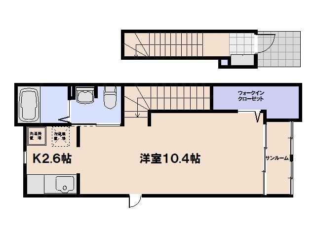 グラース・エム 201号室 間取り
