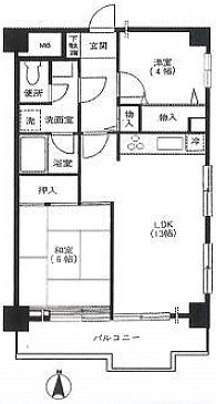 板橋区熊野町楽器可（アップライトピアノ・弦楽器)マンション 間取り