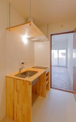 荒川区西日暮里6丁目楽器可(防音・グランドピアノ・弦・管楽器・声楽)マンション キッチン