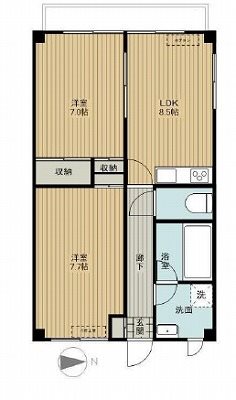 練馬区東大泉3丁目楽器可(グランドピアノ・弦・木管楽器・声楽)マンション 間取り