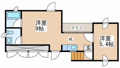 立川市柏町4丁目楽器可（防音・ピアノ・弦/管楽器・声楽・DTM）デザイナーズマンショ 間取り