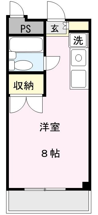 コーポＫＥＮ 403号室 間取り