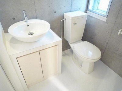 中野区沼袋4丁目楽器可(グランドピアノ・弦管楽器・声楽)デザイナーズマンション 洗面所