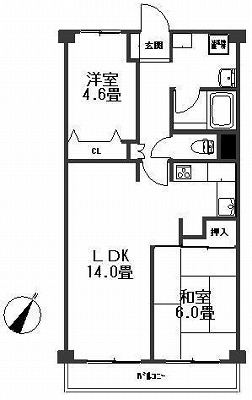 品川区北品川１丁目楽器可（ピアノ・弦管打楽器・声楽）マンション 間取り