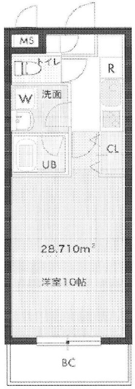 北区王子4丁目楽器可(防音・グランドピアノ・弦楽器・声楽)マンション 間取り