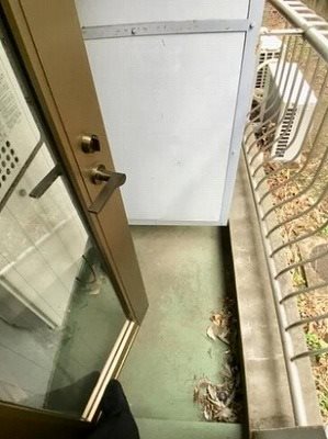 新宿区上落合2丁目楽器可(防音・グランドピアノ・弦・管楽器・声楽)マンション ベランダ