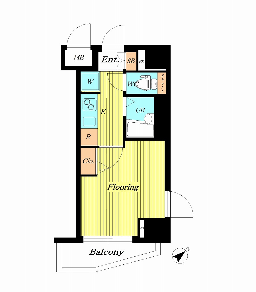 ブライズ桜台 間取り図