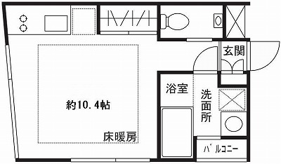 川崎市高津区溝口2丁目楽器可(ピアノ・弦楽器・声楽)デザイナーズマンション 間取り