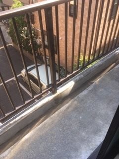 所沢市北有楽町楽器可(弦楽器)マンション ベランダ
