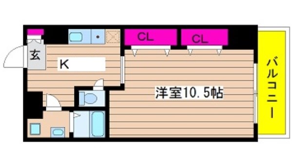 レジデンスナンワ 間取り
