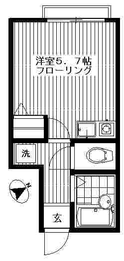 ベル祐天寺 間取り