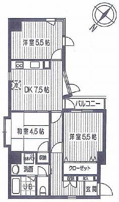 江東区深川2丁目楽器可（ピアノ・弦管打楽器・声楽その都度確認）マンション 間取り