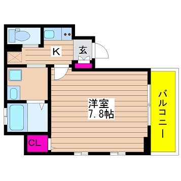 大阪府大阪市中央区北久宝寺町１丁目 間取り