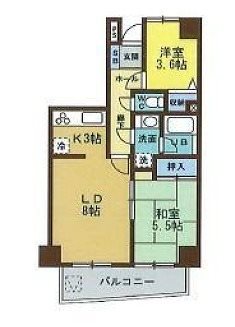 豊島区南大塚3丁目楽器可(グランドピアノ・弦・管楽器・声楽)マンション 間取り