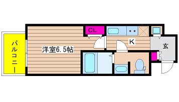 大阪府大阪市西区北堀江４丁目 間取り