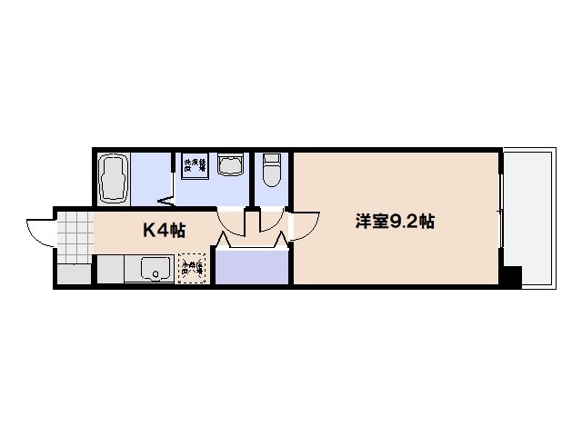 ウィンディア楽々園 304号室 間取り