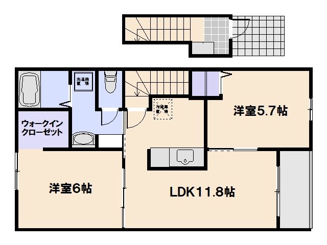 パルハーモニーⅠ 202号室 間取り