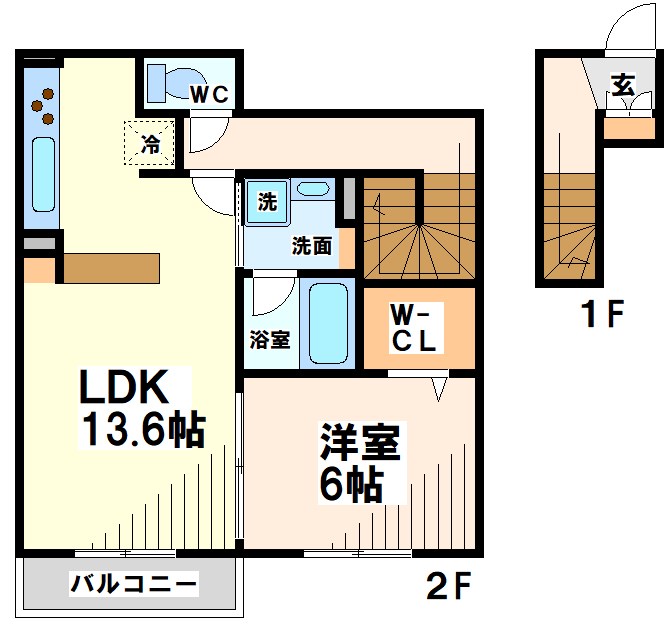 ラフィネ幸和Ⅱ 間取り