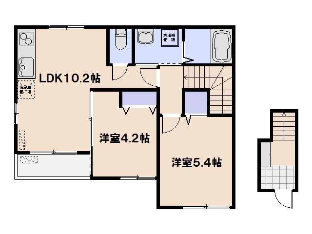 ビブレ・つぼい 201号室 間取り