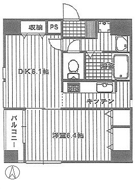 文京区千駄木2丁目楽器可（ピアノ・弦/管楽器・声楽・DTM）マンション 間取り