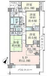 相模原市南区上鶴間5丁目楽器可(防音・グランドピアノ・弦・管楽器・声楽)マンション 間取り