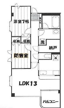 中野区江原町3丁目楽器可(グランドピアノ・弦・木管楽器・声楽)マンション 間取り